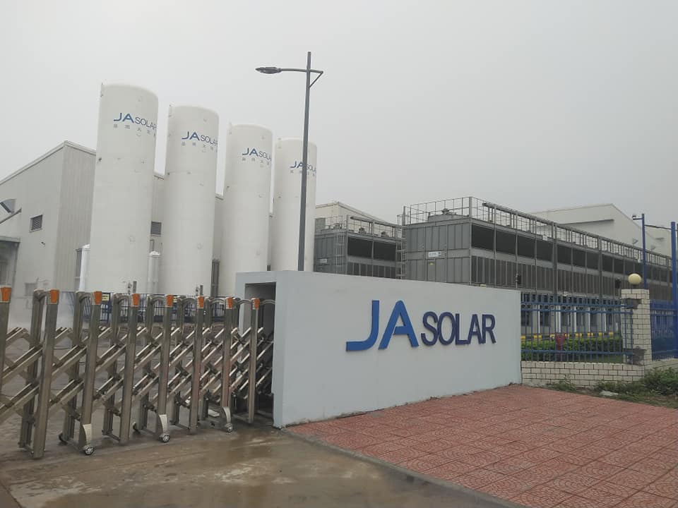Cung cấp vật tư cơ điện cho nhà máy JA Solar